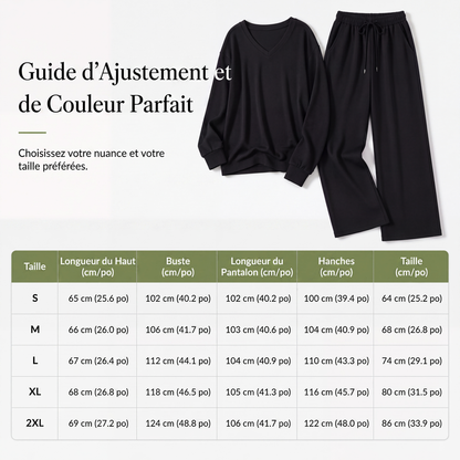 ✨ CHIC & CONFORT AU QUOTIDIEN | Ensemble Femme 2 Pièces Décontracté -50 %
