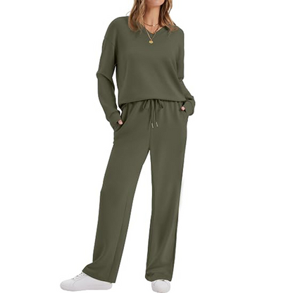 ✨ CHIC & CONFORT AU QUOTIDIEN | Ensemble Femme 2 Pièces Décontracté -50 %