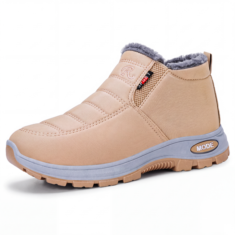 Bottes de neige chaudes à enfiler pour hommes, hiver