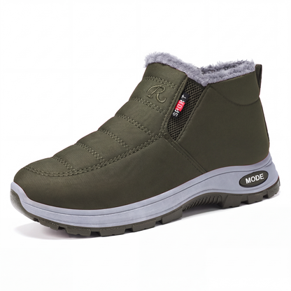 Bottes de neige chaudes à enfiler pour hommes, hiver