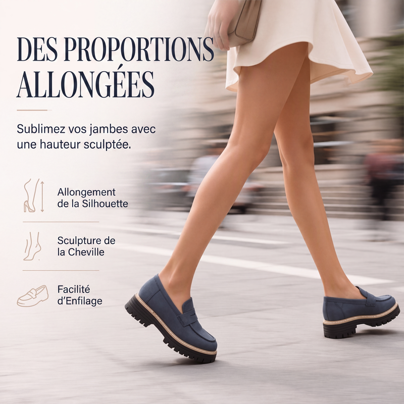 Mocassins à enfiler décontractés pour femme