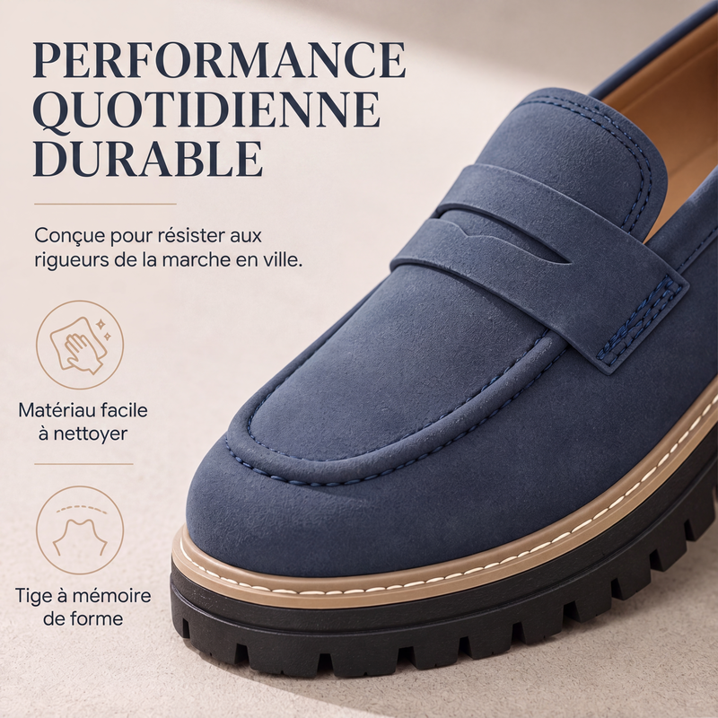 Mocassins à enfiler décontractés pour femme