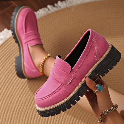 Mocassins à enfiler décontractés pour femme