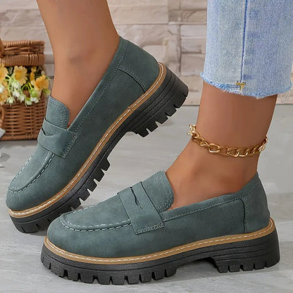 Mocassins à enfiler décontractés pour femme