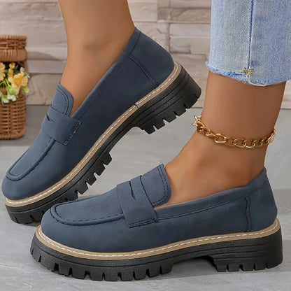 Mocassins à enfiler décontractés pour femme