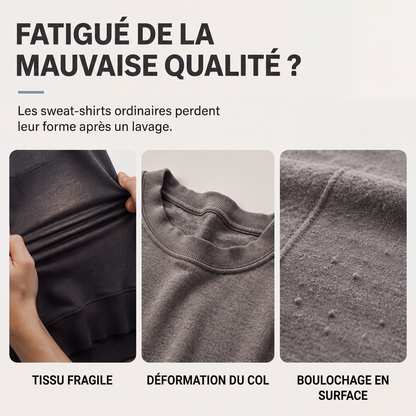 Sweat à col rond pour homme avec imprimé damier