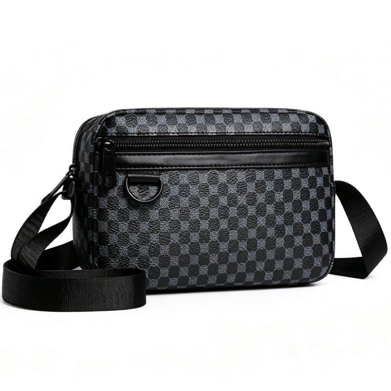 👜 L'ESSENTIEL, SANS L'ENCOMBREMENT | Sac Bandoulière Homme Compact en Cuir PU -50 %