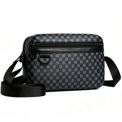 👜 L'ESSENTIEL, SANS L'ENCOMBREMENT | Sac Bandoulière Homme Compact en Cuir PU -50 %