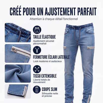 👖 LE DENIM EN MODE CASUAL | Jogger Homme en Denim Coupe Slim -50 %