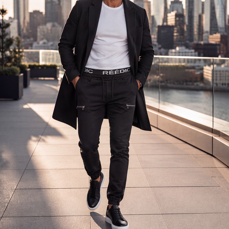 👖 LE DENIM EN MODE CASUAL | Jogger Homme en Denim Coupe Slim -50 %