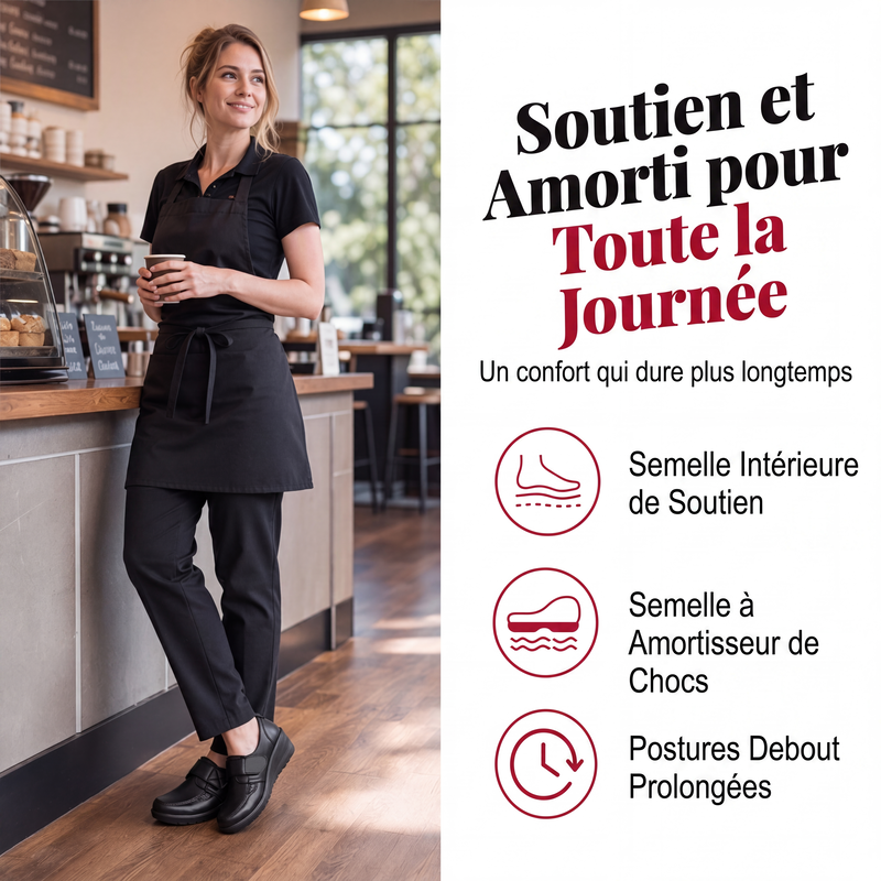 Chaussures de travail confortables et imperméables