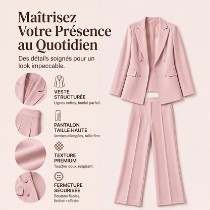 ✨ LE CHIC EN 2 PIÈCES | Ensemble Femme Blazer & Pantalon -50 %