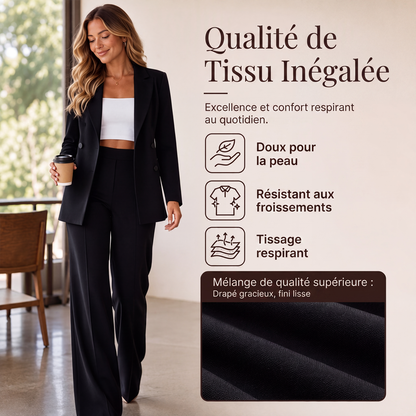 ✨ LE CHIC EN 2 PIÈCES | Ensemble Femme Blazer & Pantalon -50 %
