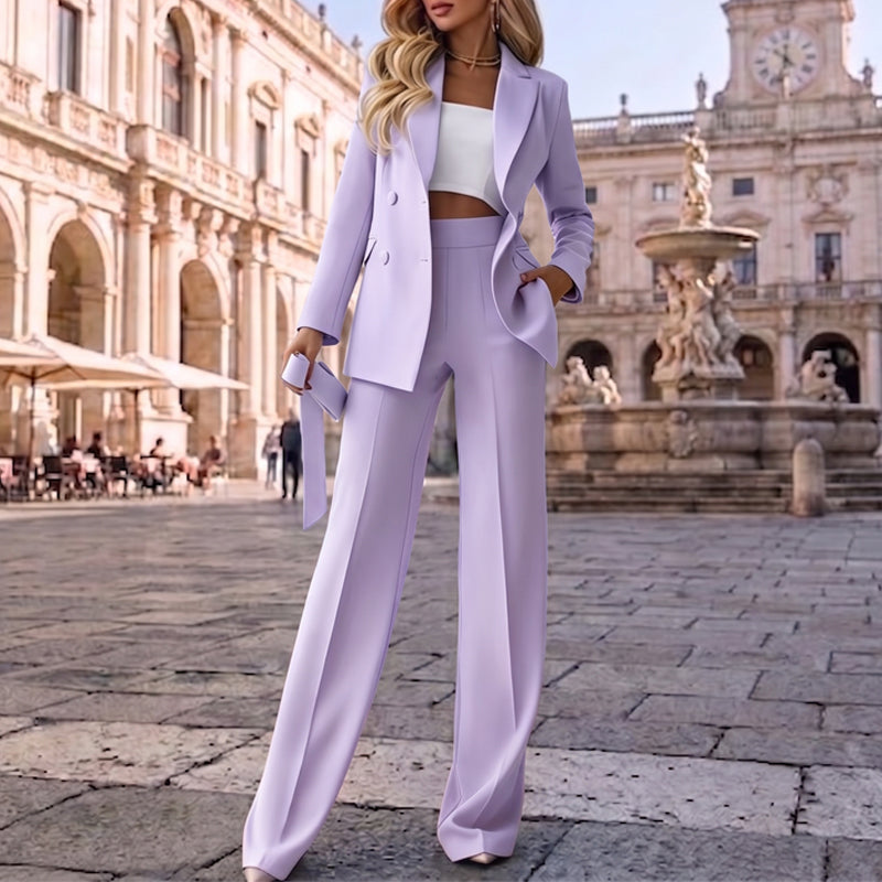 ✨ LE CHIC EN 2 PIÈCES | Ensemble Femme Blazer & Pantalon -50 %