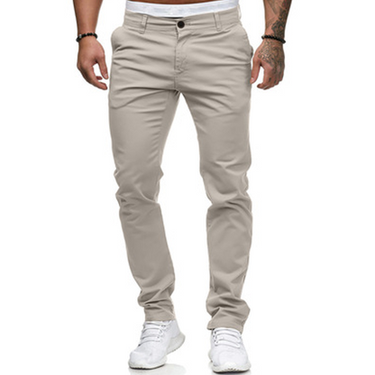 👖 DU BUREAU AU WEEK-END | Pantalon Homme Moderne à Coupe Fuselée -50 %