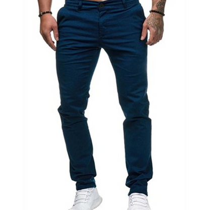 👖 DU BUREAU AU WEEK-END | Pantalon Homme Moderne à Coupe Fuselée -50 %