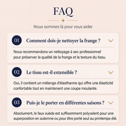 Robe ajustée pour femme avec demi-fermeture éclair et franges