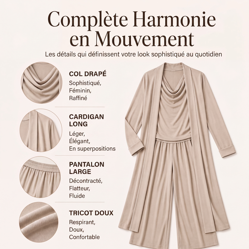 ✨ OFFRE EXCLUSIVE · -50 % | Ensemble Femme 3 Pièces Chic & Décontracté