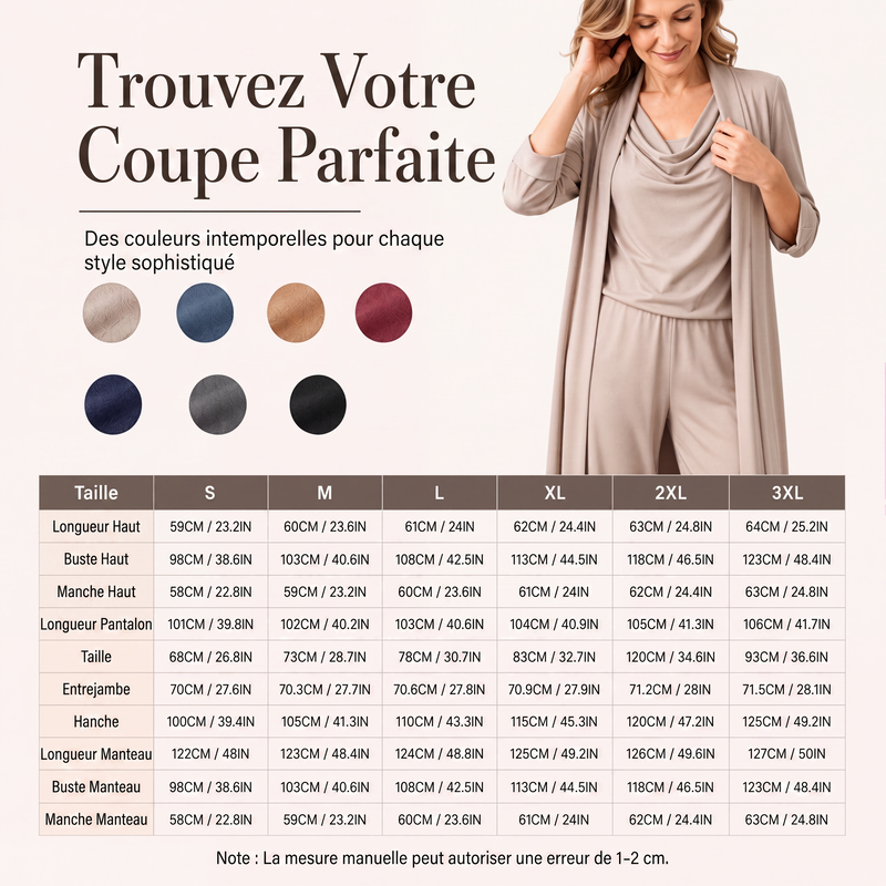 ✨ OFFRE EXCLUSIVE · -50 % | Ensemble Femme 3 Pièces Chic & Décontracté