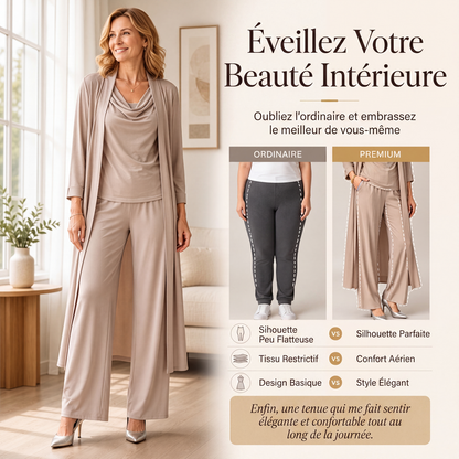 ✨ OFFRE EXCLUSIVE · -50 % | Ensemble Femme 3 Pièces Chic & Décontracté