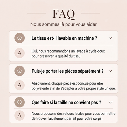 ✨ OFFRE EXCLUSIVE · -50 % | Ensemble Femme 3 Pièces Chic & Décontracté