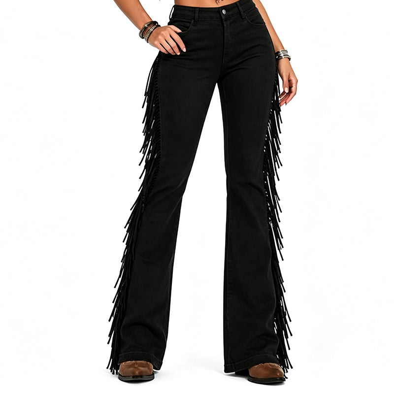 ✨ OFFRE PRIVILÈGE · -50 % | LE JEAN À FRANGES QUI NE PASSE PAS INAPERÇU 👖