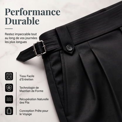 ✨ OFFRE PRIVILÈGE · -50 % | Pantalon Homme Ajusté – Élégance Décontractée