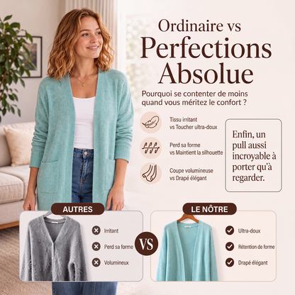 ✨ OFFRE PRIVILÈGE · -50 % | Cardigan Femme en Maille – Chic & Décontracté