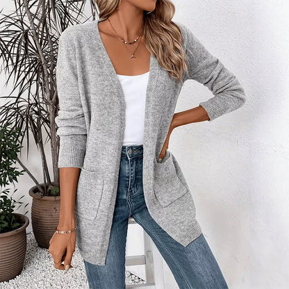 ✨ OFFRE PRIVILÈGE · -50 % | Cardigan Femme en Maille – Chic & Décontracté