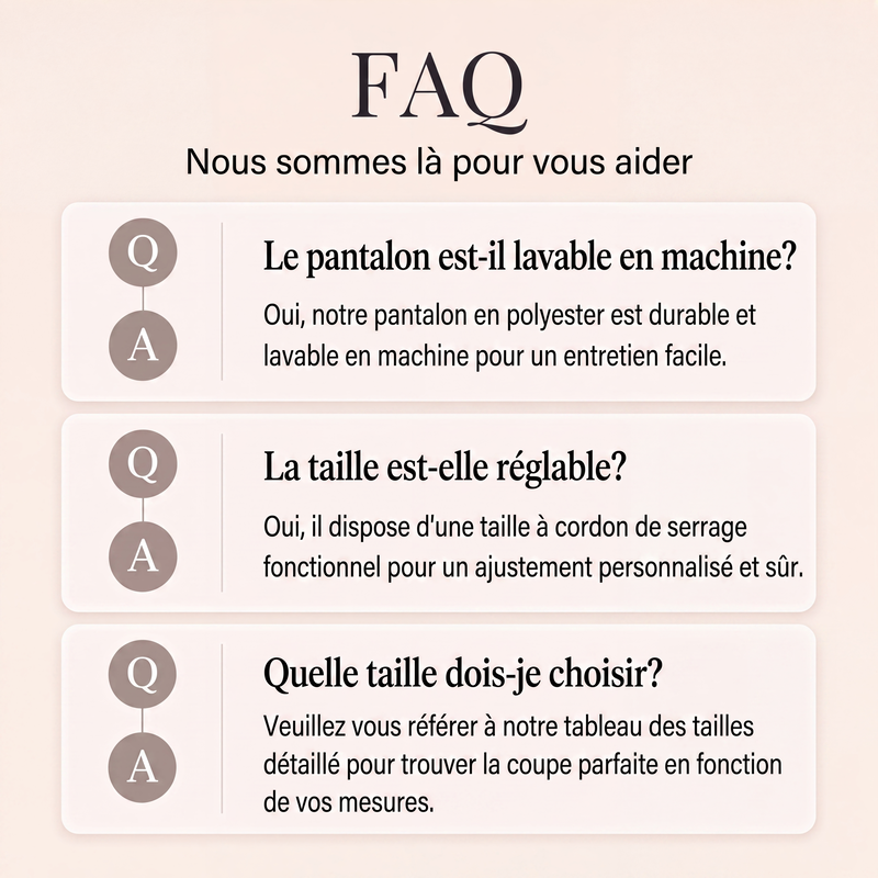 Pantalon large décontracté rayé pour femme