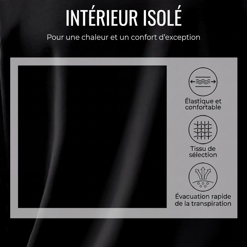 Pull à col montant et quart de zip pour homme