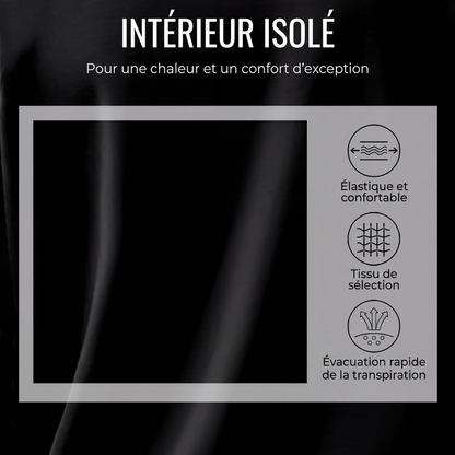Pull à col montant et quart de zip pour homme