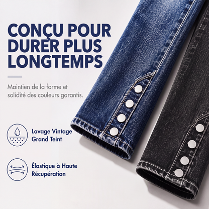 Jeans stretch ajustés pour femme