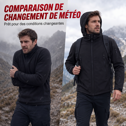 💥 Conçue pour le vent et la pluie | Veste imperméable et isolée pour homme⚡Livraison gratuite