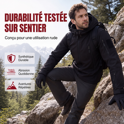 💥 Conçue pour le vent et la pluie | Veste imperméable et isolée pour homme⚡Livraison gratuite