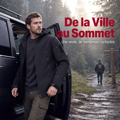 💥 Conçue pour le vent et la pluie | Veste imperméable et isolée pour homme⚡Livraison gratuite