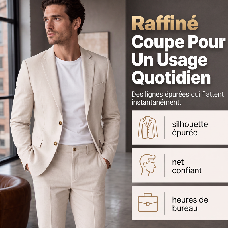 Costume de travail extensible polyvalent pour homme