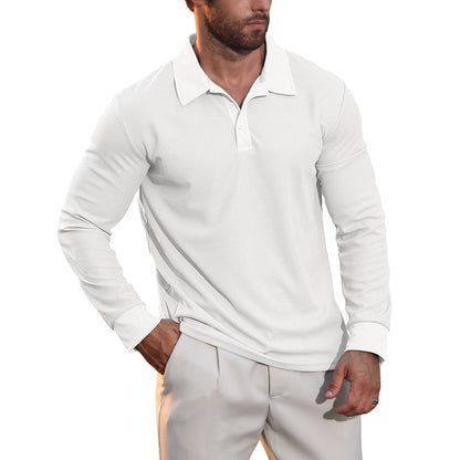 Haut col pour homme respirant avec texture en nid d'abeille