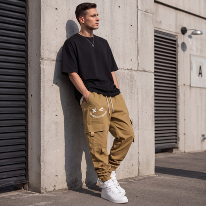 Pantalons cargo décontractés amples pour hommes