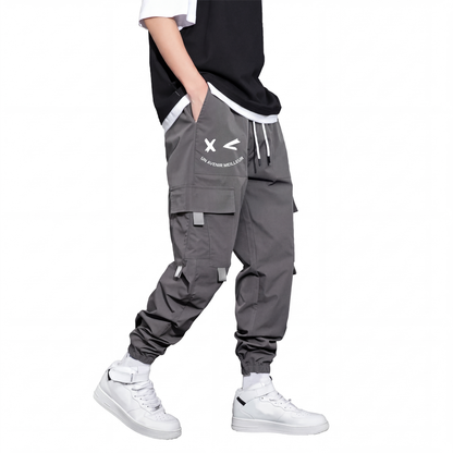 Pantalons cargo décontractés amples pour hommes