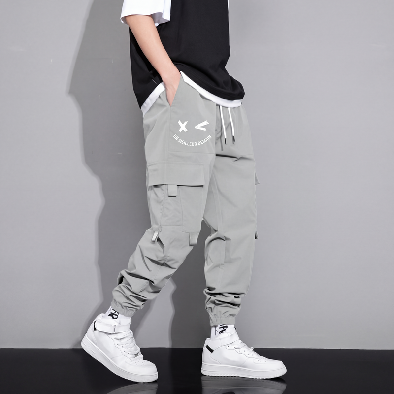 Pantalons cargo décontractés amples pour hommes
