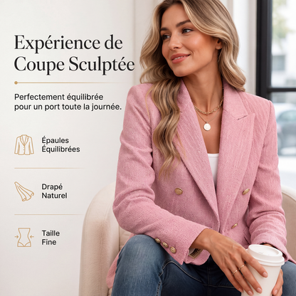 Blazer croisé décontracté pour femme