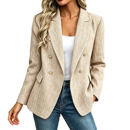 Blazer croisé décontracté pour femme
