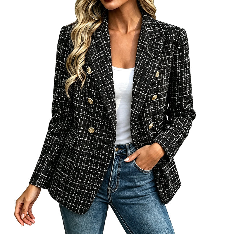Blazer croisé décontracté pour femme