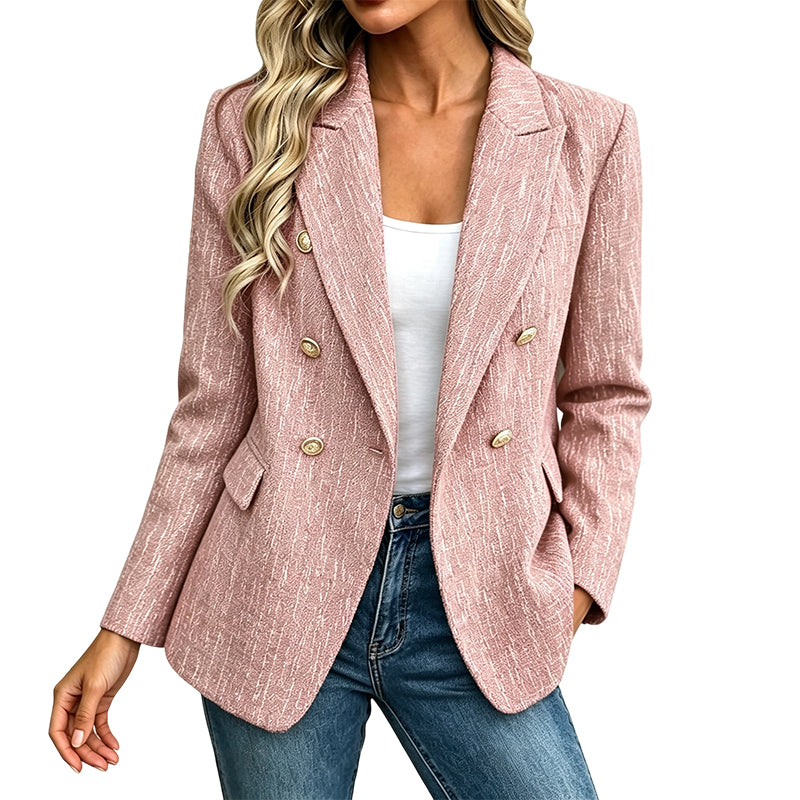 Blazer croisé décontracté pour femme