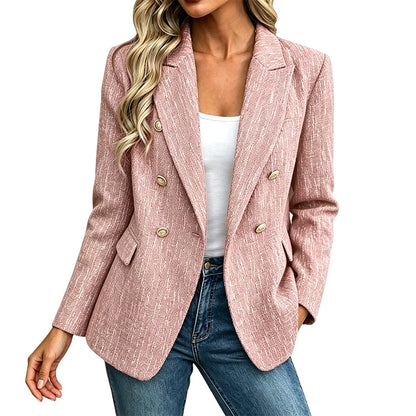 Blazer croisé décontracté pour femme