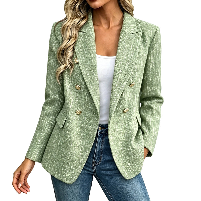 Blazer croisé décontracté pour femme