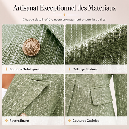 Blazer croisé décontracté pour femme