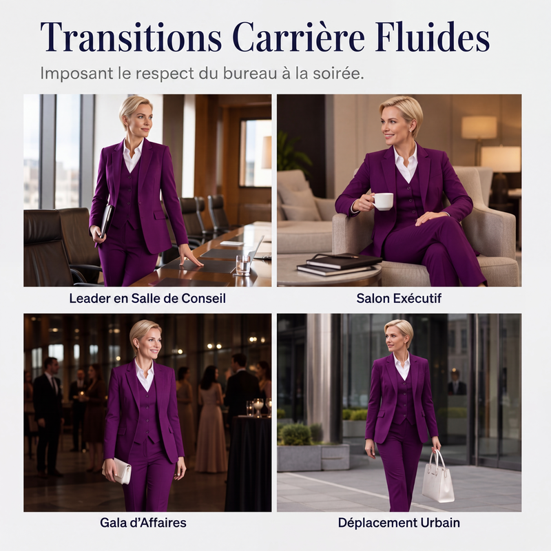 Costume de travail 3 pièces pour femme