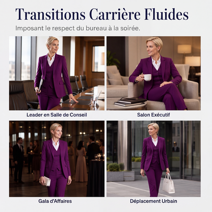 Costume de travail 3 pièces pour femme